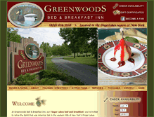 Tablet Screenshot of greenwoodsinn.com